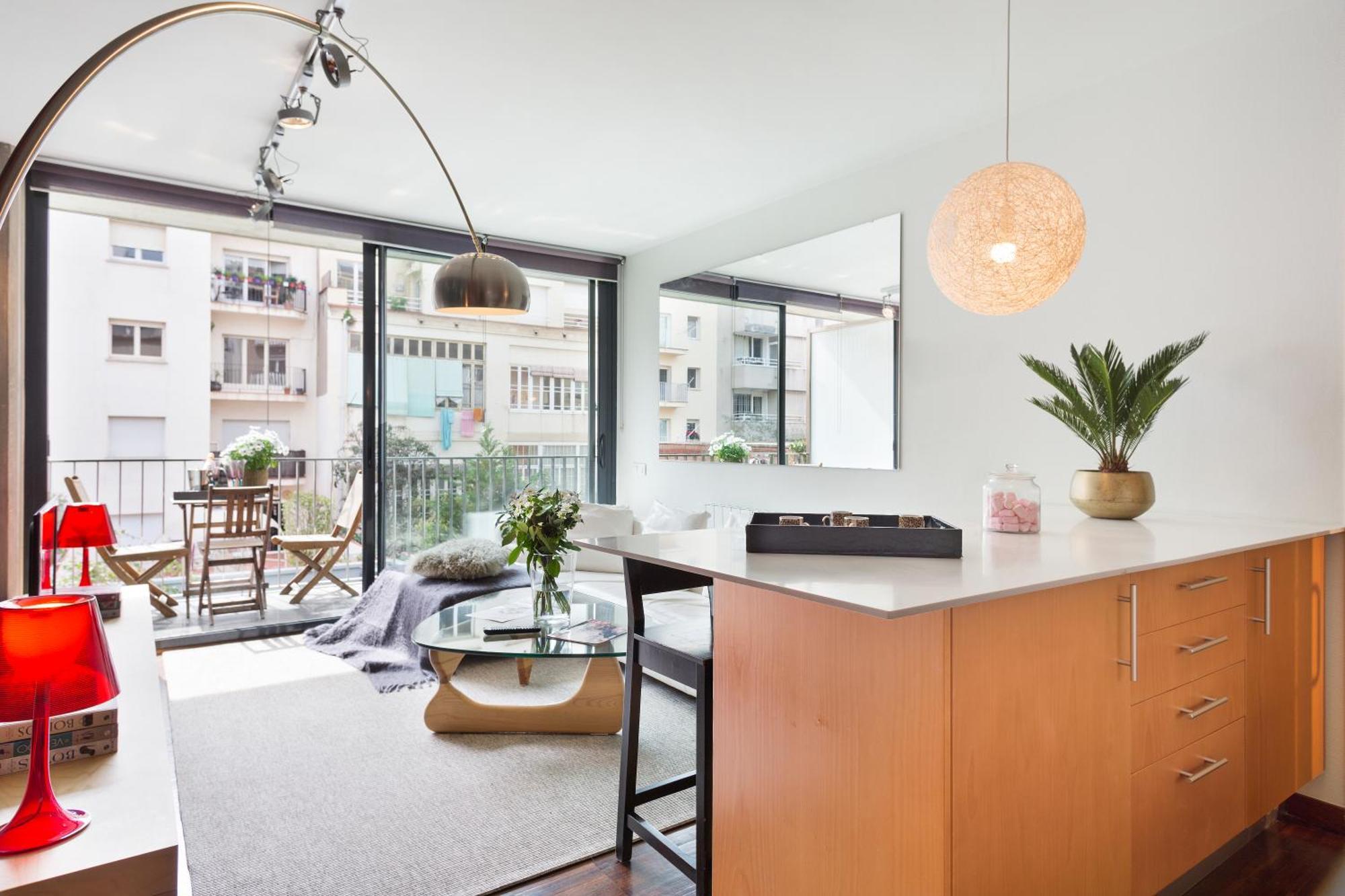 Apartment Barcelona Rentals - Sarria Apartments Near Center Rum bild