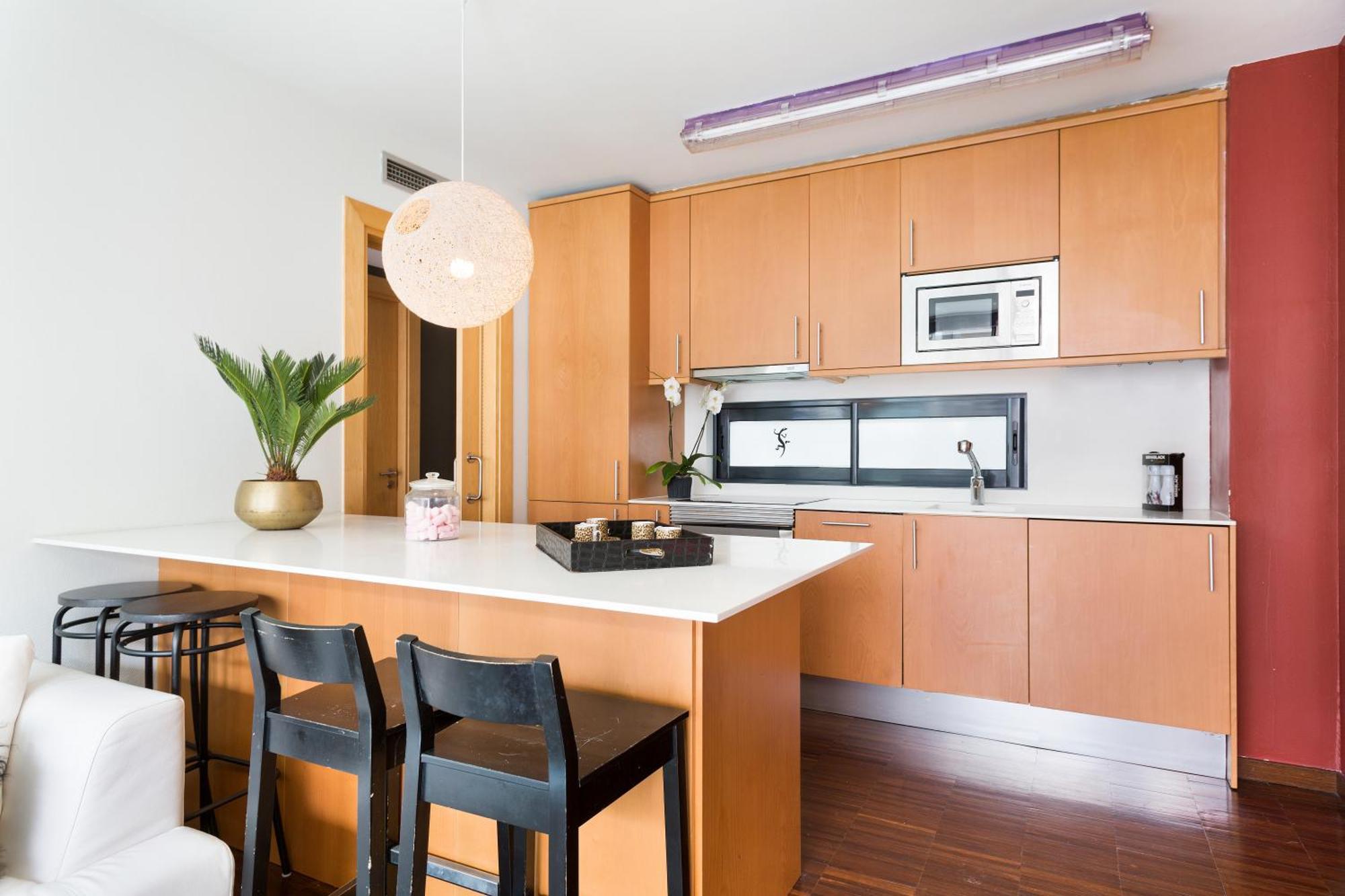 Apartment Barcelona Rentals - Sarria Apartments Near Center Rum bild