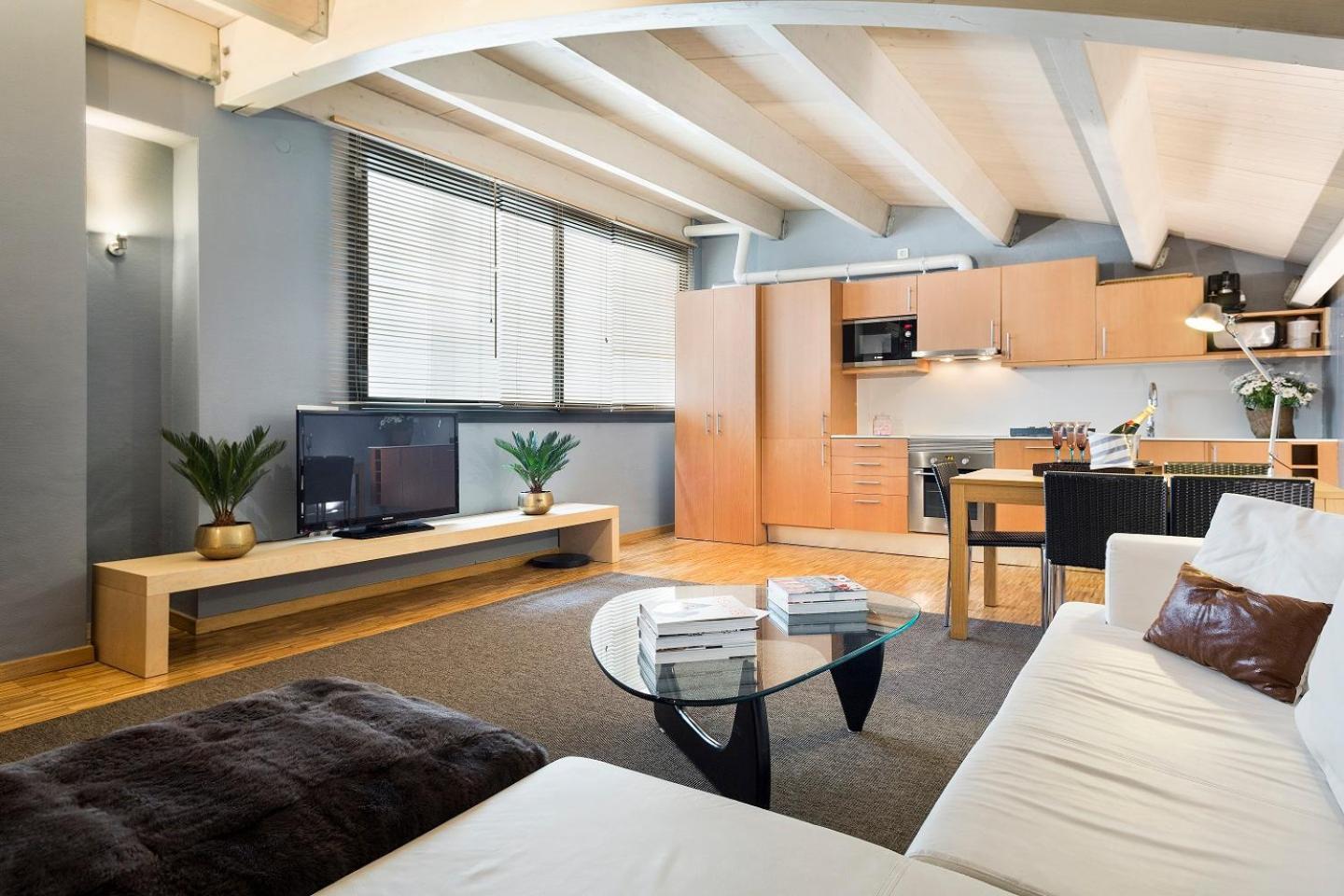 Apartment Barcelona Rentals - Sarria Apartments Near Center Rum bild