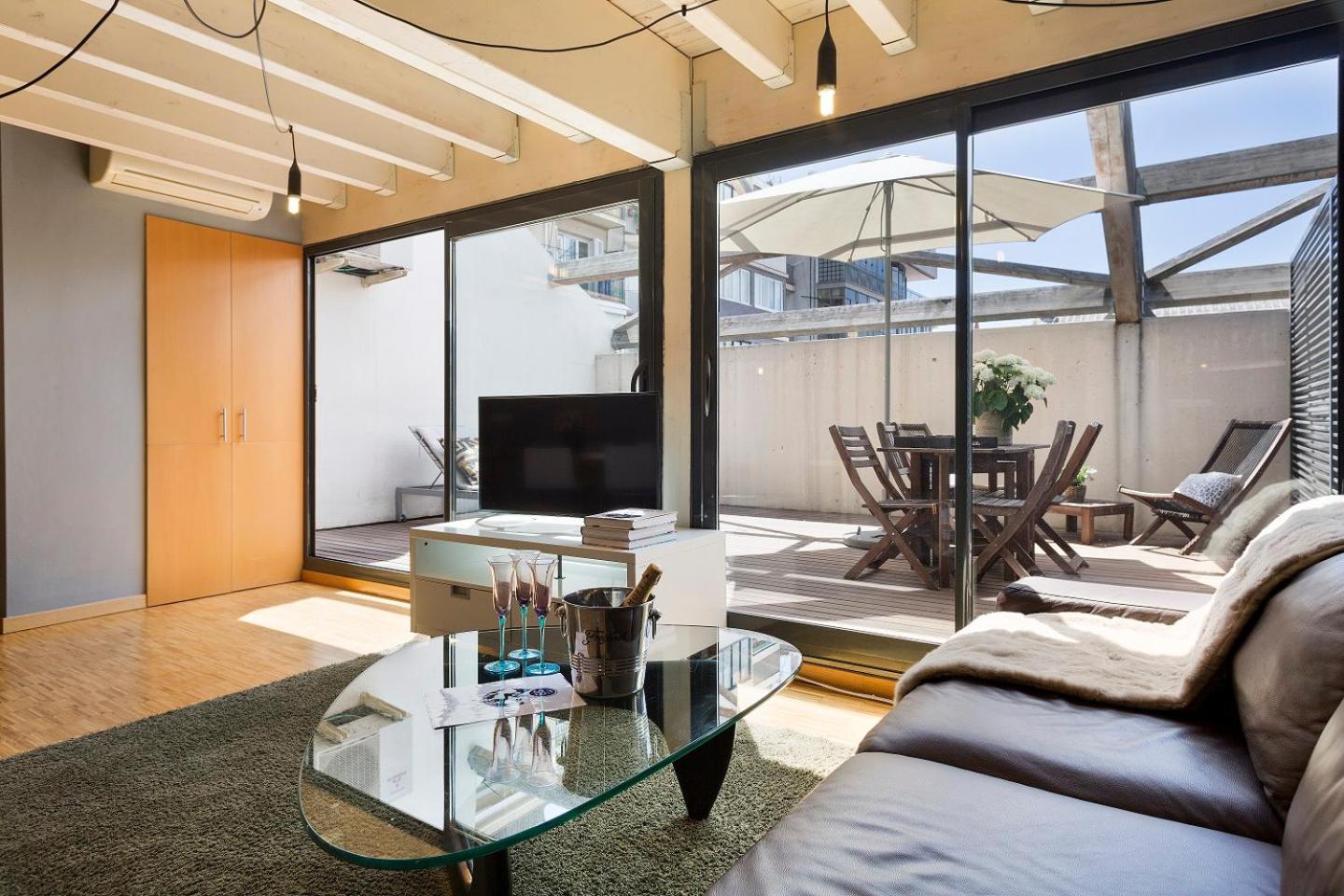 Apartment Barcelona Rentals - Sarria Apartments Near Center Rum bild