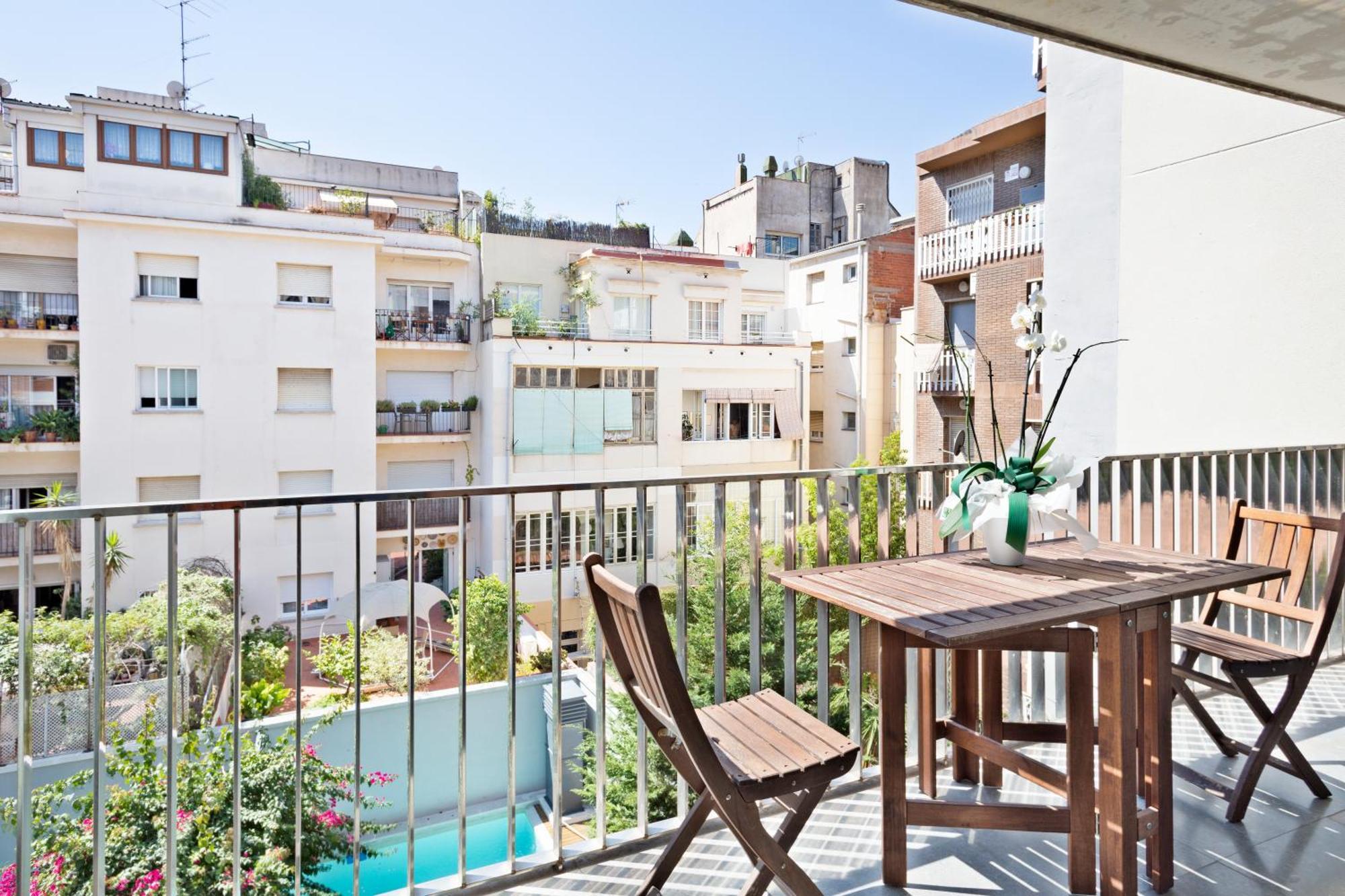 Apartment Barcelona Rentals - Sarria Apartments Near Center Rum bild