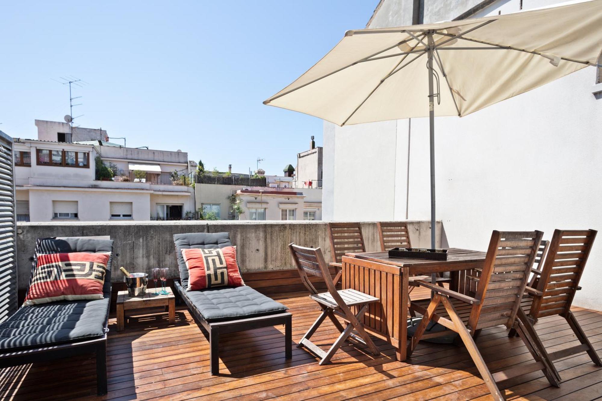 Apartment Barcelona Rentals - Sarria Apartments Near Center Rum bild