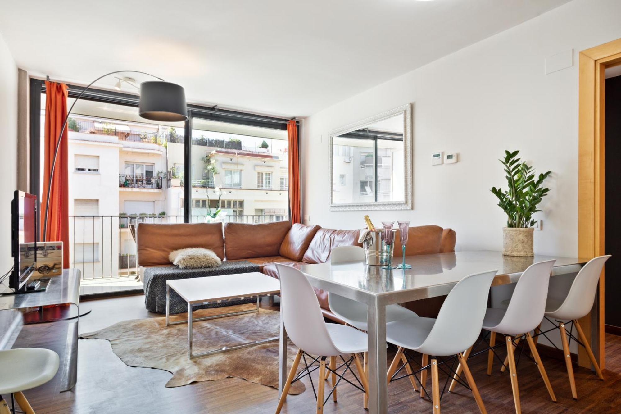 Apartment Barcelona Rentals - Sarria Apartments Near Center Rum bild